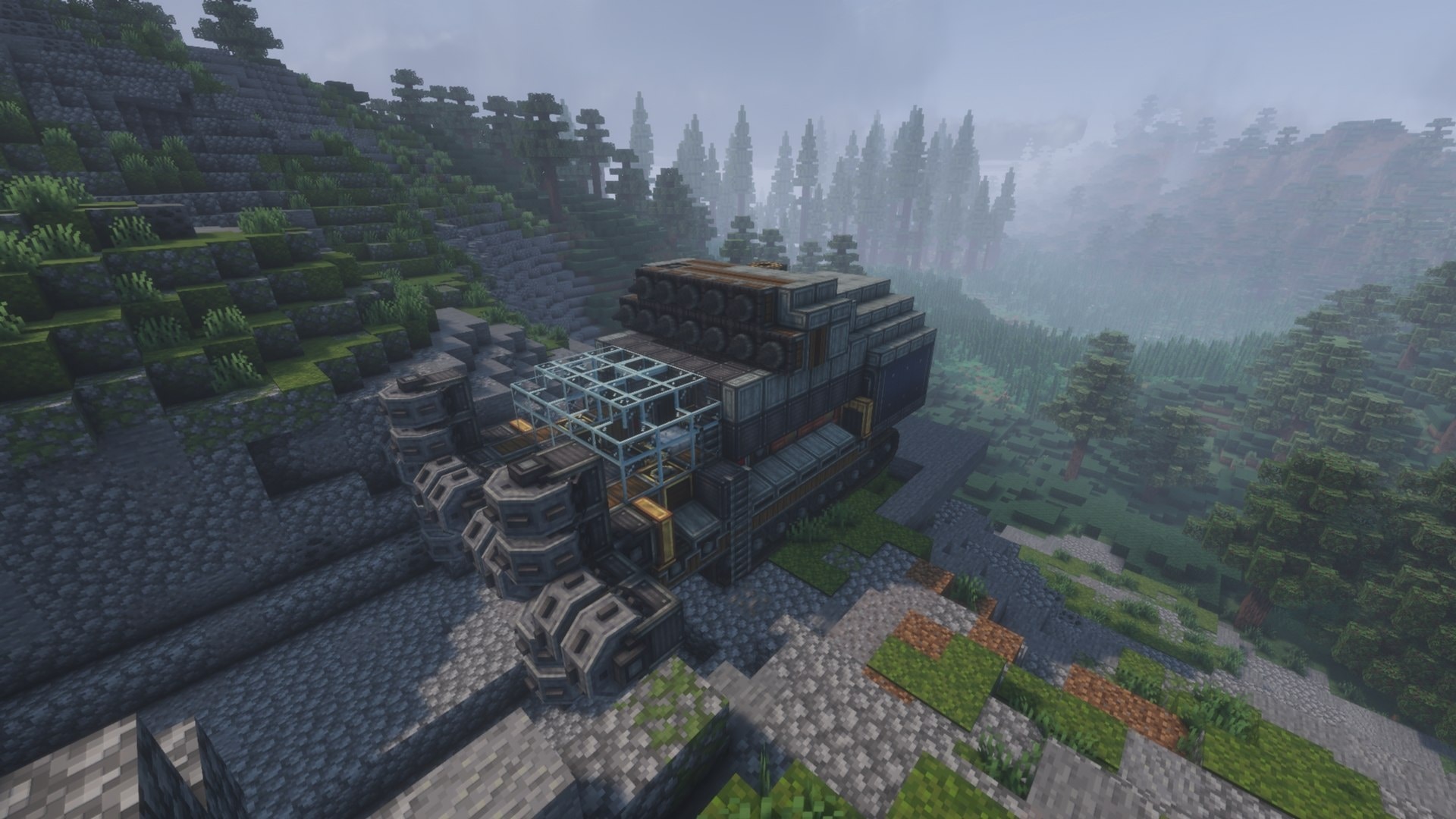 Передвижная база игроков Minecraft-сервера ASTRA